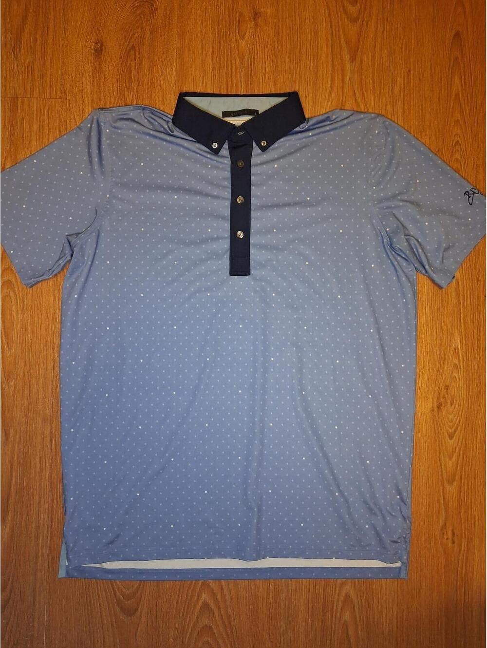 Greyson Golf Polo Shirt Large Blue River Place Country Club